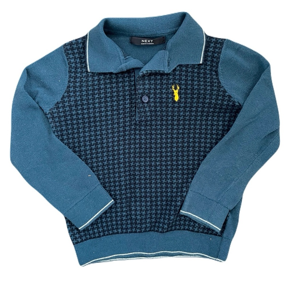 Next Blue‎ Kids Sweater with Yellow Accent